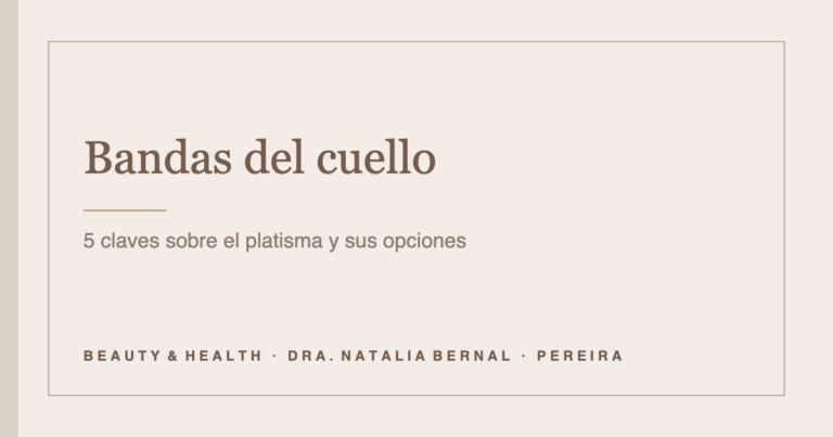 bandas del cuello: portada del artículo de Beauty & Health