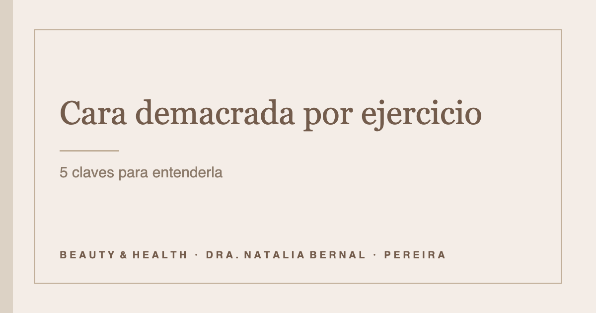 cara demacrada por ejercicio: portada del artículo de Beauty & Health