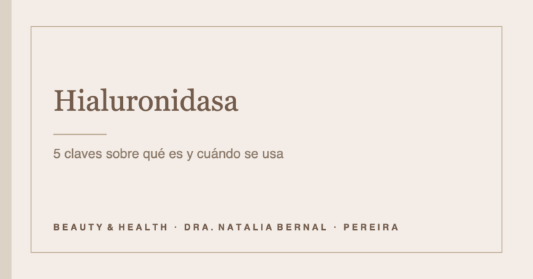 hialuronidasa: portada del artículo de Beauty & Health