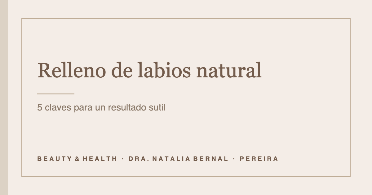 relleno de labios natural: portada del artículo de Beauty & Health