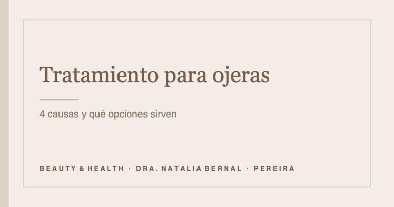 tratamiento para ojeras: portada del artículo de Beauty & Health